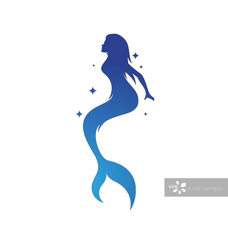 美人鱼设计图片素材