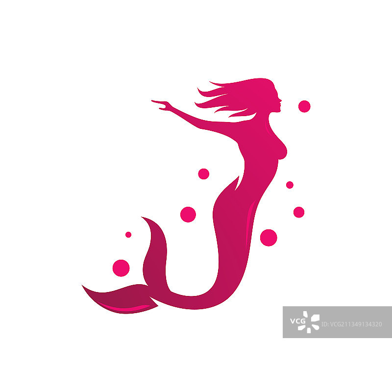 美人鱼设计图片素材