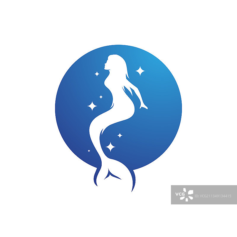 美人鱼设计图片素材