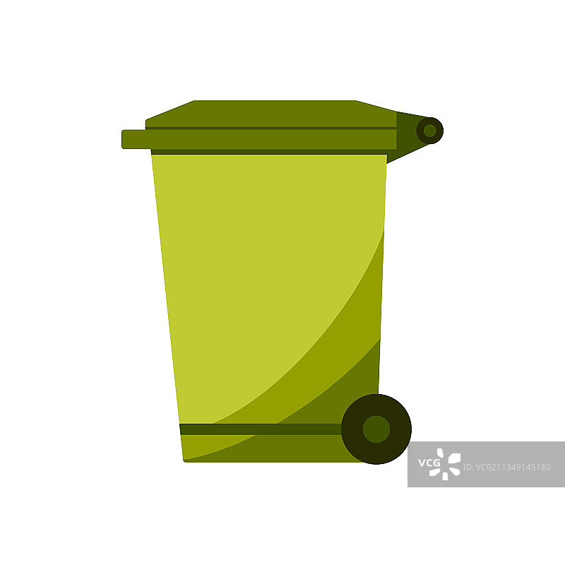 街道塑料垃圾回收箱图片素材