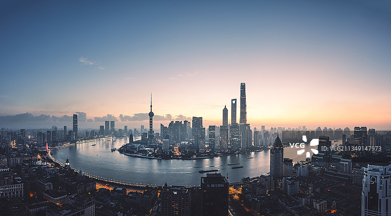 上海外滩浦东黄浦江陆家嘴东方明珠金茂大厦环球金融中心上海中心图片素材