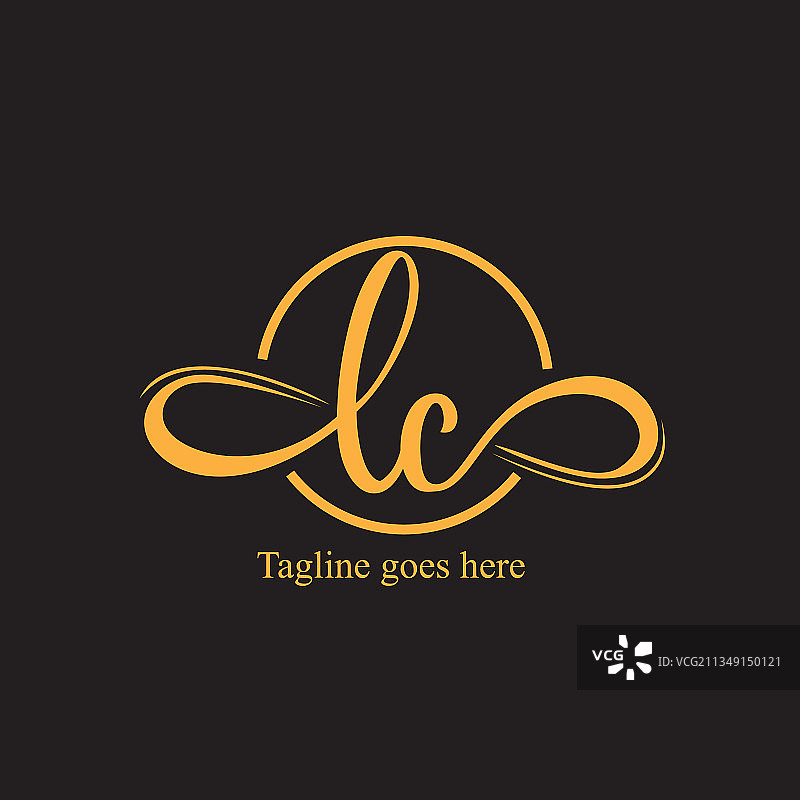 lc首字母无限标志图片素材