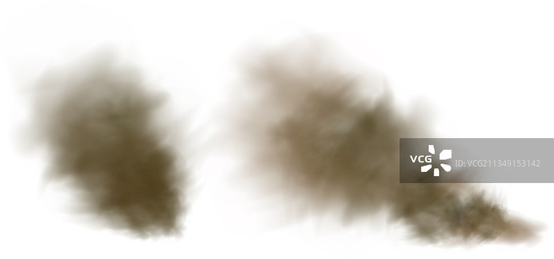 带尘土颗粒的尘云图片素材