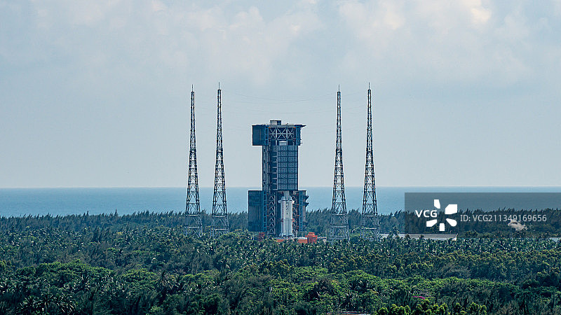 天舟三号火箭发射图片素材
