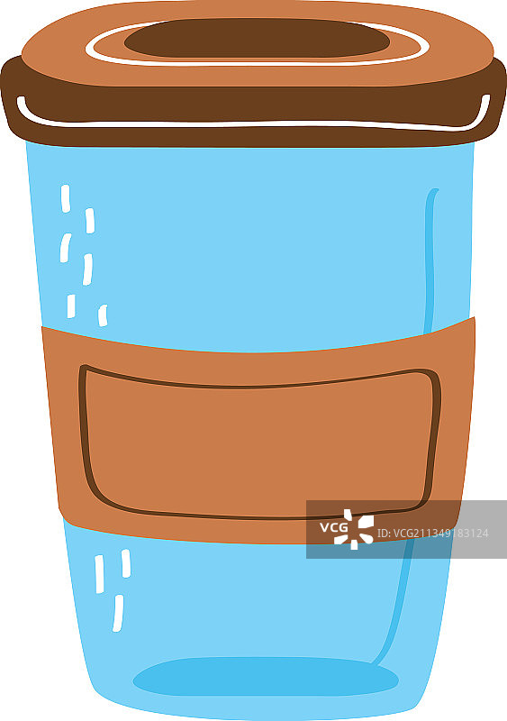 可重复使用的透明容器图片素材