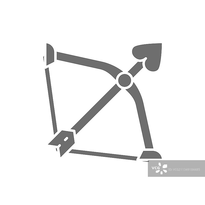 丘比特情人节武器的爱之箭图片素材