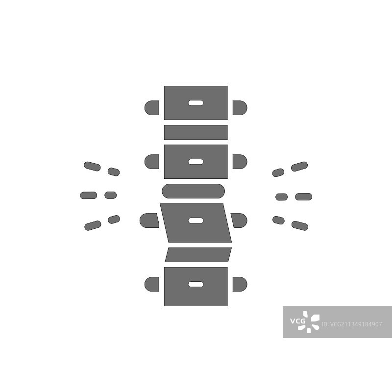 脊柱变形图片素材