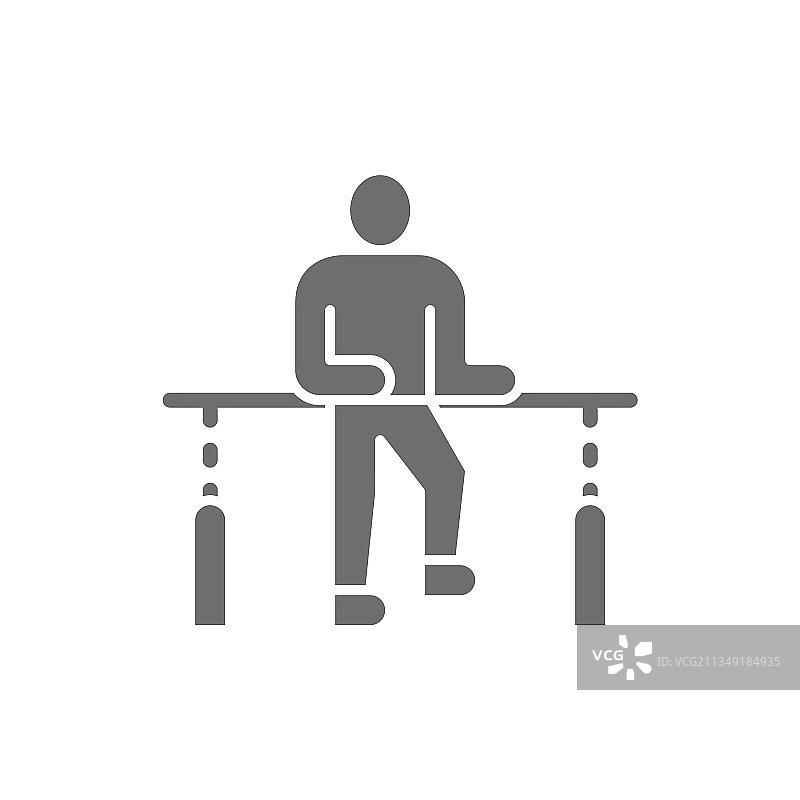 病人康复理疗图片素材