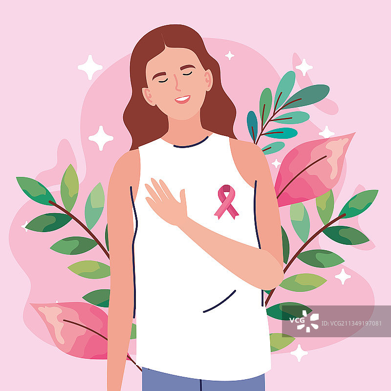 乳腺癌的设计图片素材