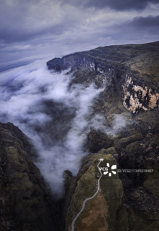 云南昭通大山包鸡公山大峡谷图片素材