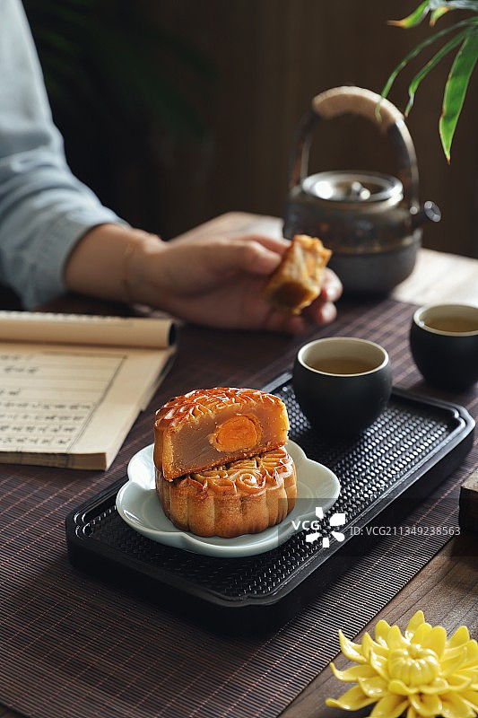 中秋节月饼图片素材