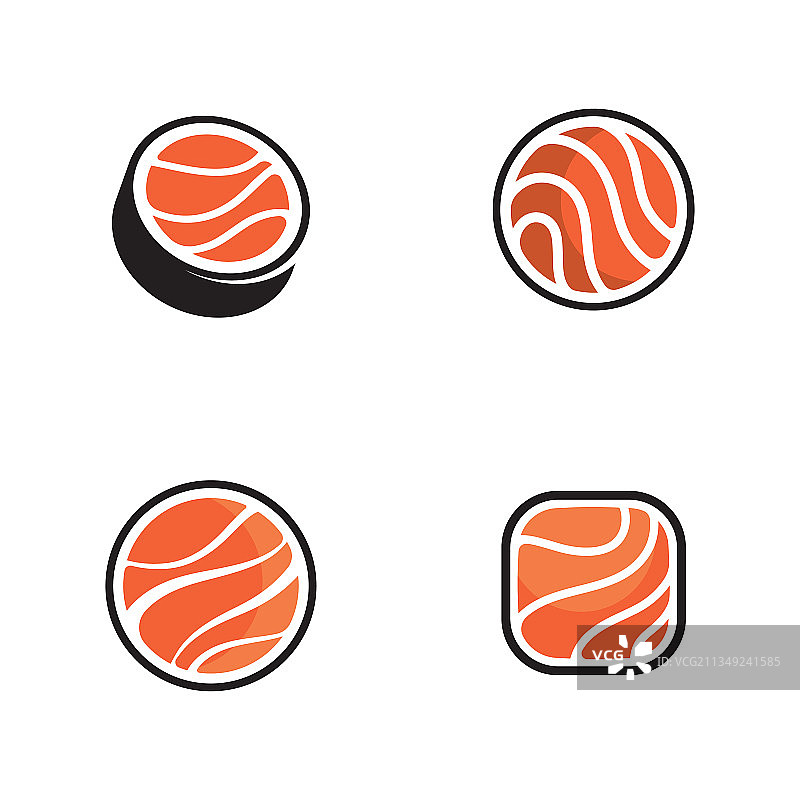 寿司日本图标设计图片素材
