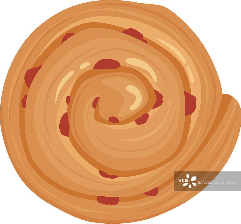 卡通面包食物烘焙产品图标图片素材