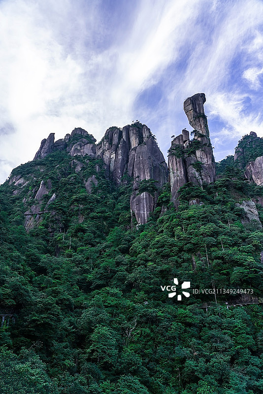江西省上饶市三清山风景区骆驼峰图片素材