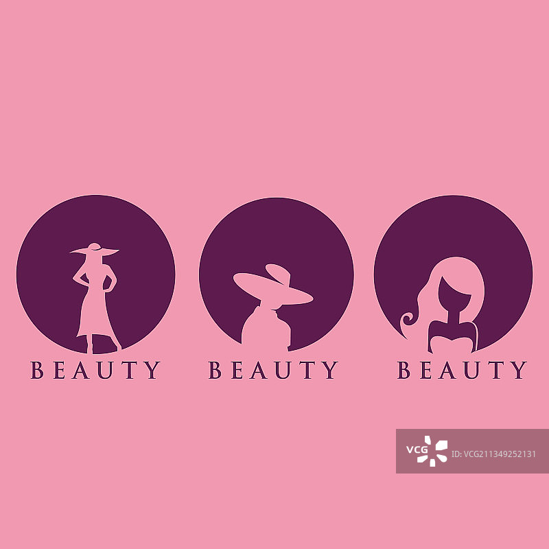 美女时尚抽象logo合集图片素材