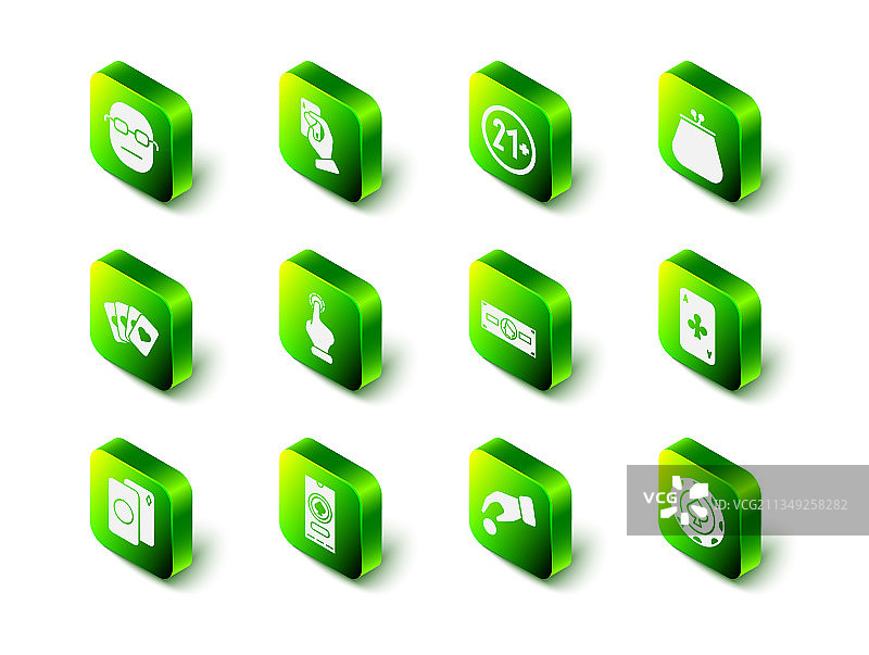 手持21点扑克牌和钱包图片素材