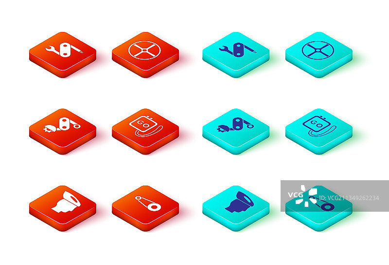 自行车头盔链条齿轮变速器套装图片素材