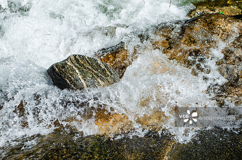 泰山彩石溪图片素材