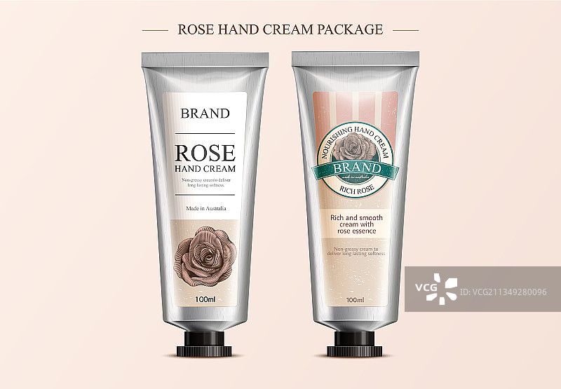玫瑰护手霜模型图片素材