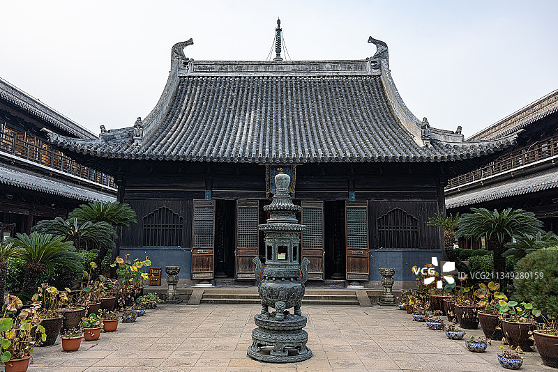 上海 普陀区 真如寺图片素材