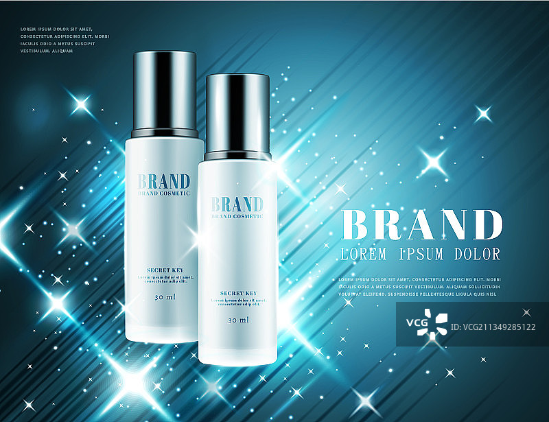 化妆品广告图片素材