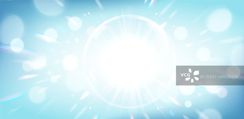 发光的浅蓝色背景图片素材