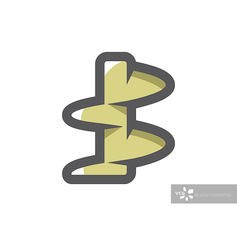 石油钻探钻头卡通图标图片素材