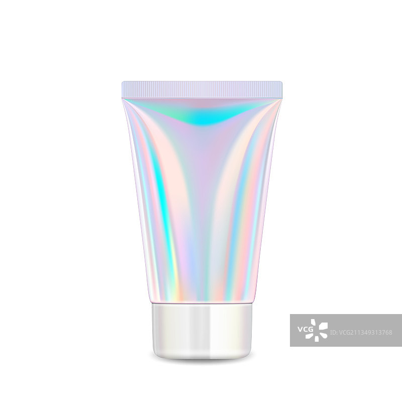 化妆品光面空白软管包装图片素材