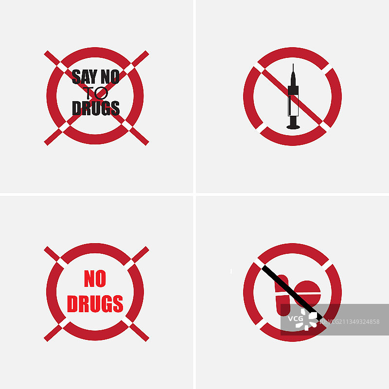 禁毒网络符号图片素材