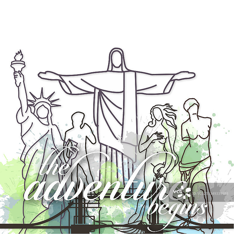 美术旅行：博物馆之旅图片素材