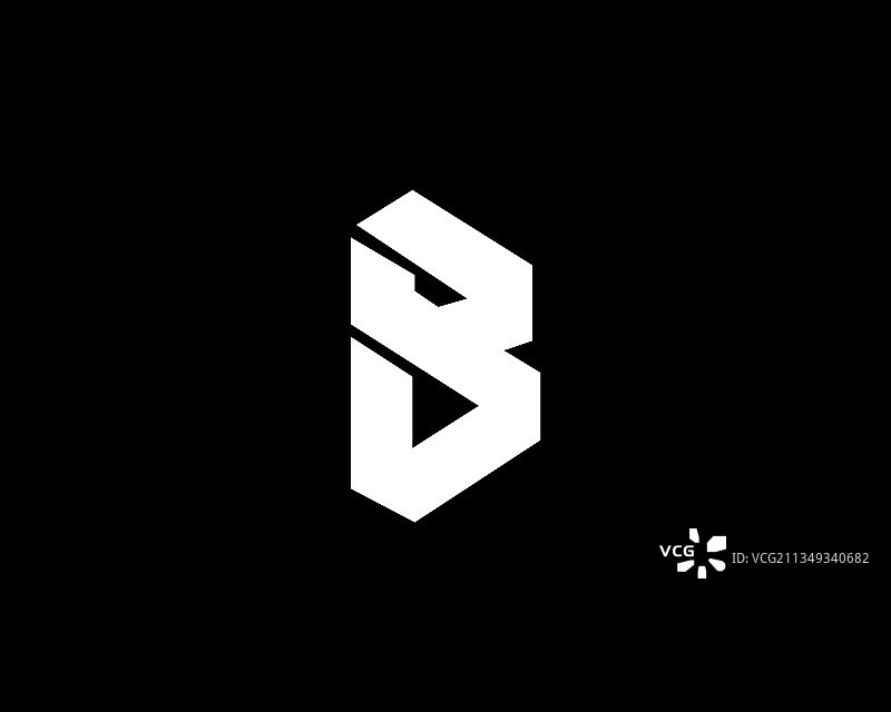 字母B首字母标志设计图片素材