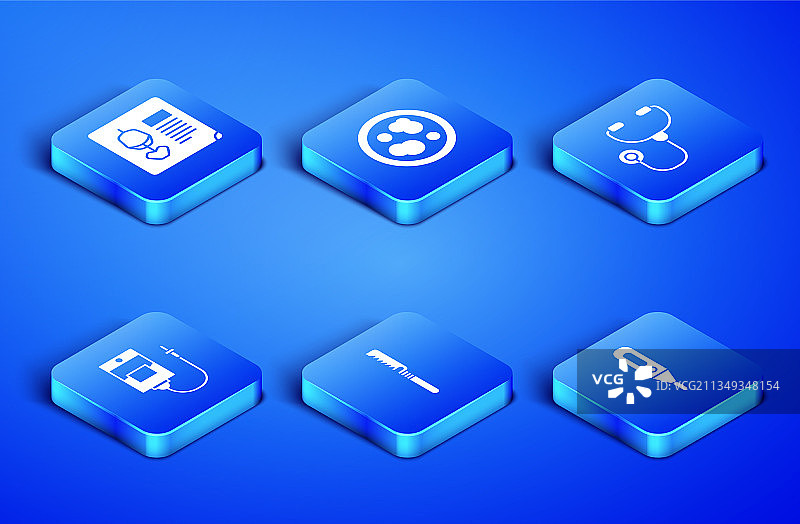 医疗设备：数字温度计、X光片和锯子图片素材