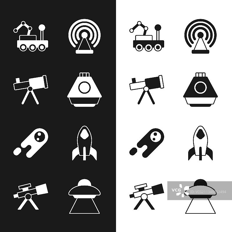 太空舱望远镜火星探测器雷达合集图片素材