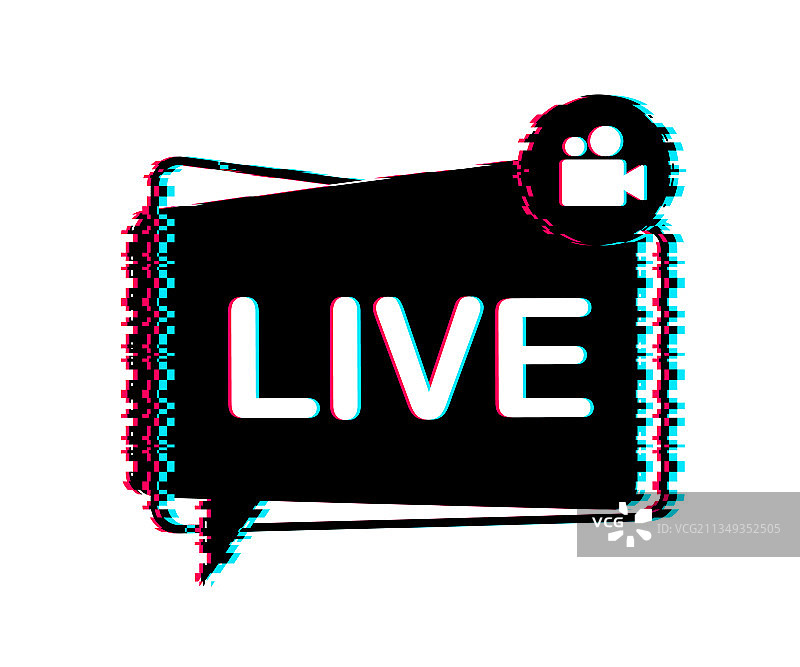 故障直播流图标图片素材