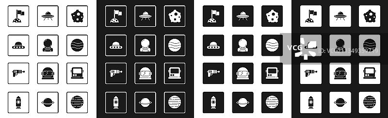 宇航员头盔不明飞行物合集图片素材