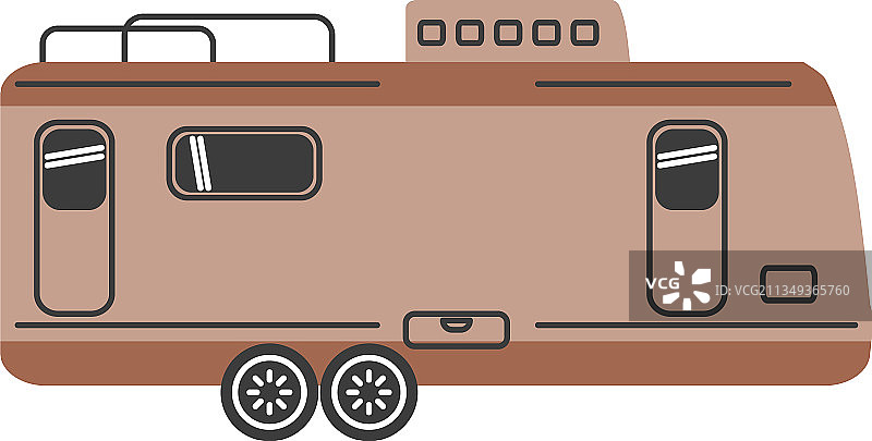 露营拖车图案图片素材