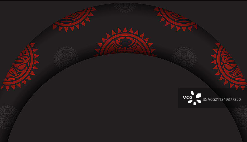 黑色明信片印刷设计模板图片素材