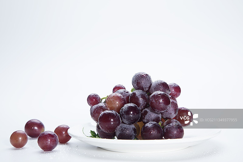 葡萄,白色背景,清新,美味图片素材