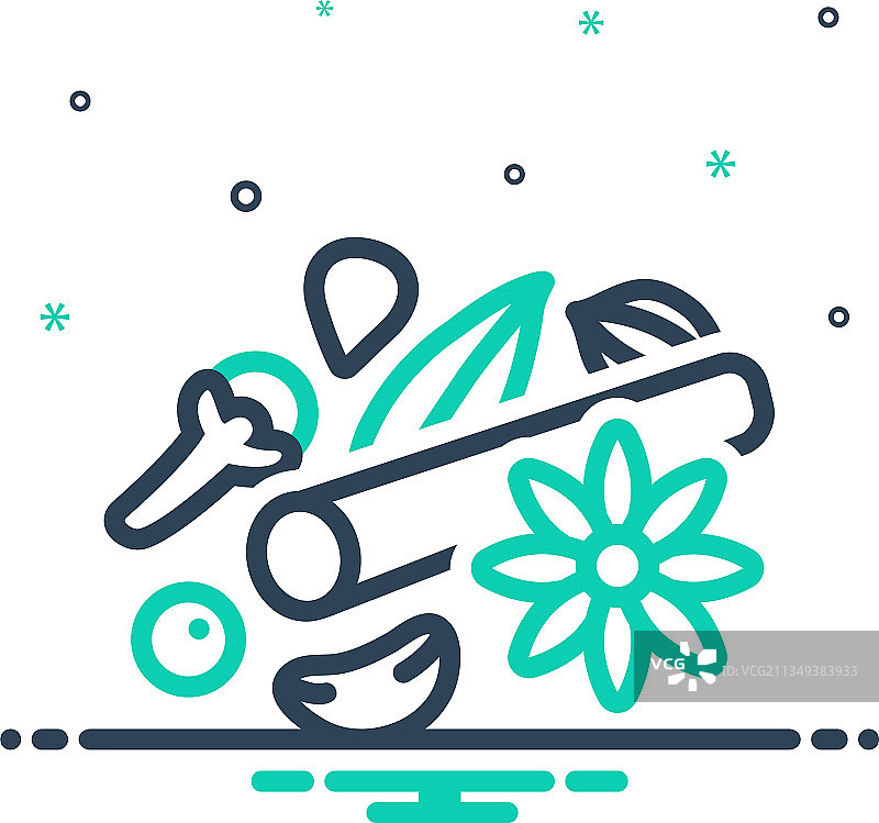 印度混合香料图片素材