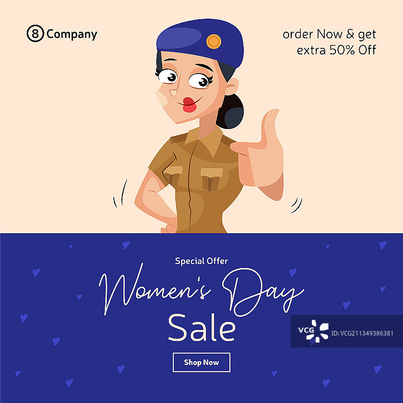 妇女节促销banner设计图片素材