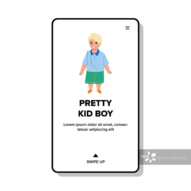 在户外公园散步的可爱小男孩图片素材