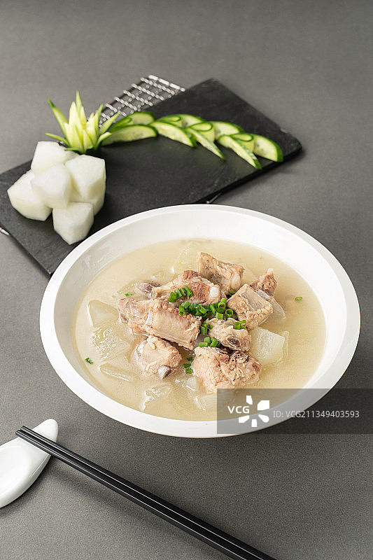 冬瓜排骨汤图片素材