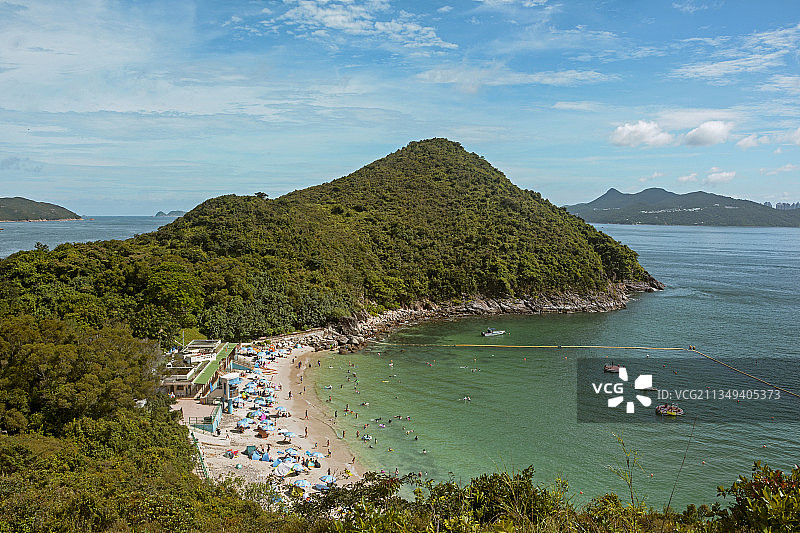 半月湾——中国香港新界西贡 厦门湾 粤港澳大湾区图片素材