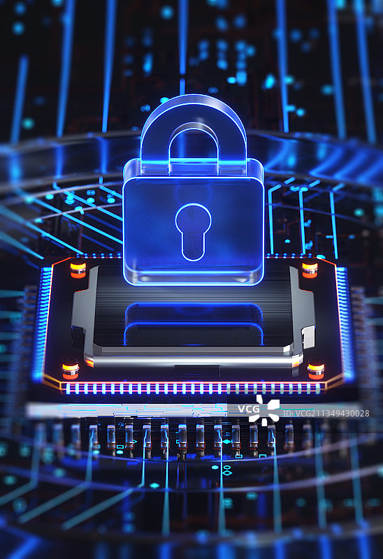 科技酷炫芯片图片素材