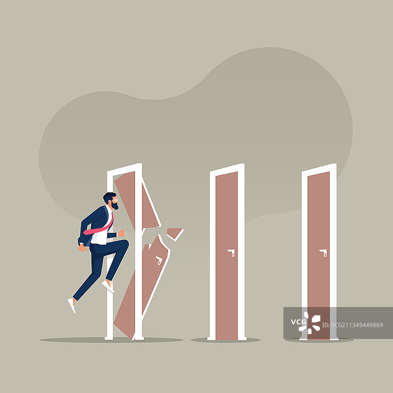 突破概念图片素材