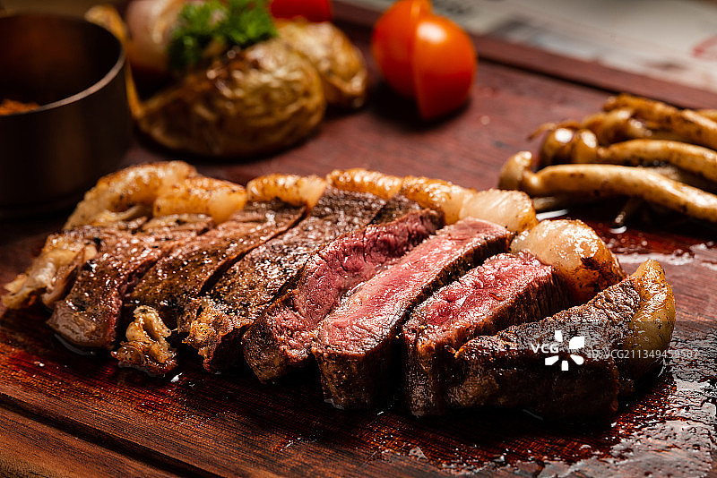 M6牛排图片素材