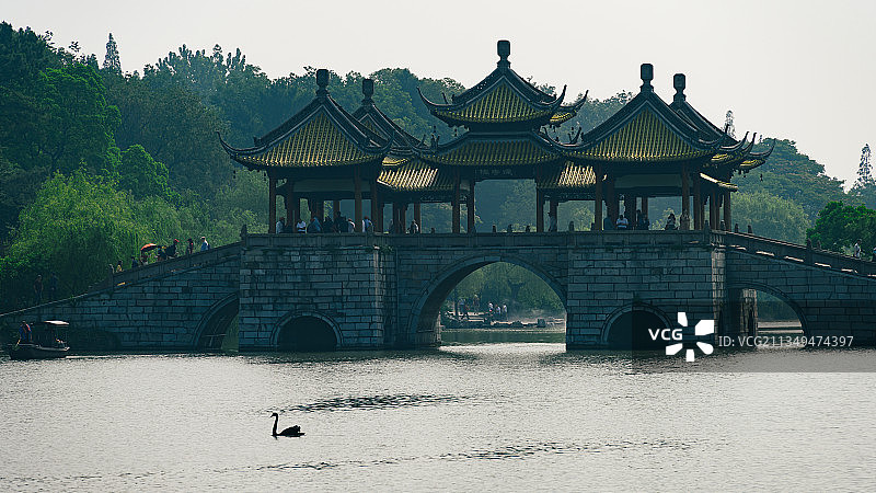 扬州瘦西湖五亭桥图片素材