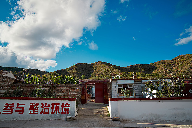 河北省张家口崇礼县石嘴子村新貌图片素材