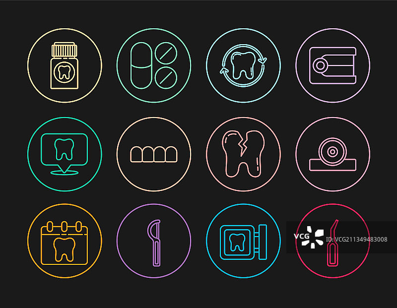 牙科探险家洁牙器耳鼻喉科图片素材