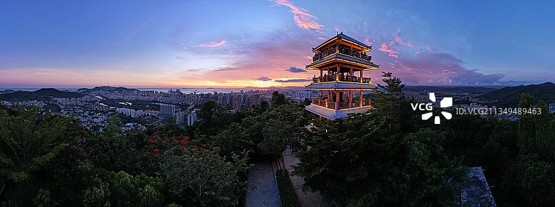 三亚临春岭公园瞭望塔图片素材